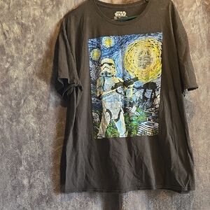 Star Wars Black Tee with Vibrant Graphic